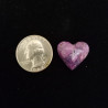 Purple Mojave Composite Heart