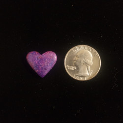 Purple Mojave Composite Heart